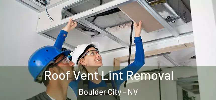 Roof Vent Lint Removal Boulder City - NV